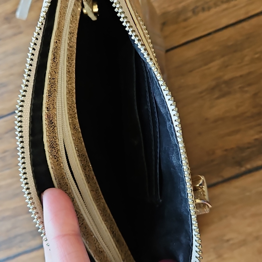 Gold Wristlet Clutch - Picture 2 of 3